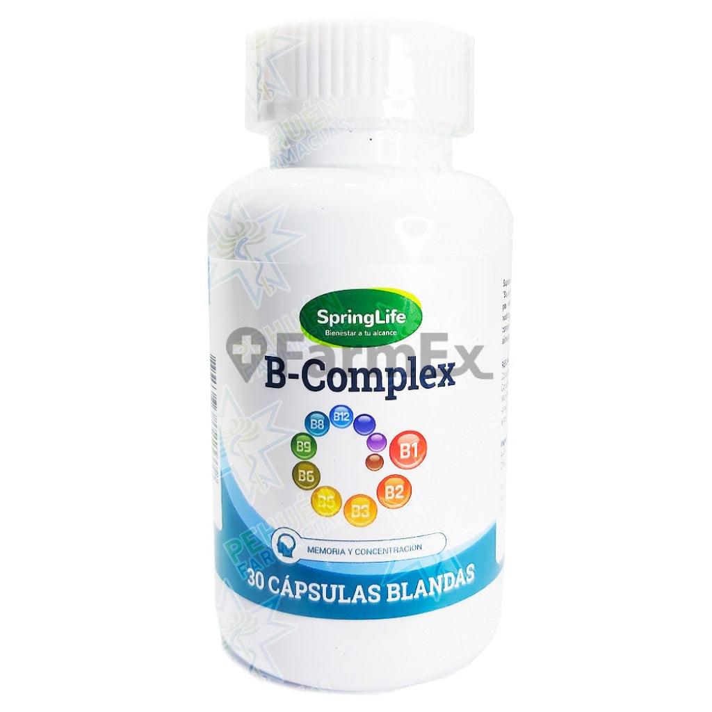 B-Complex x 30 cápsulas blandas SpringLife